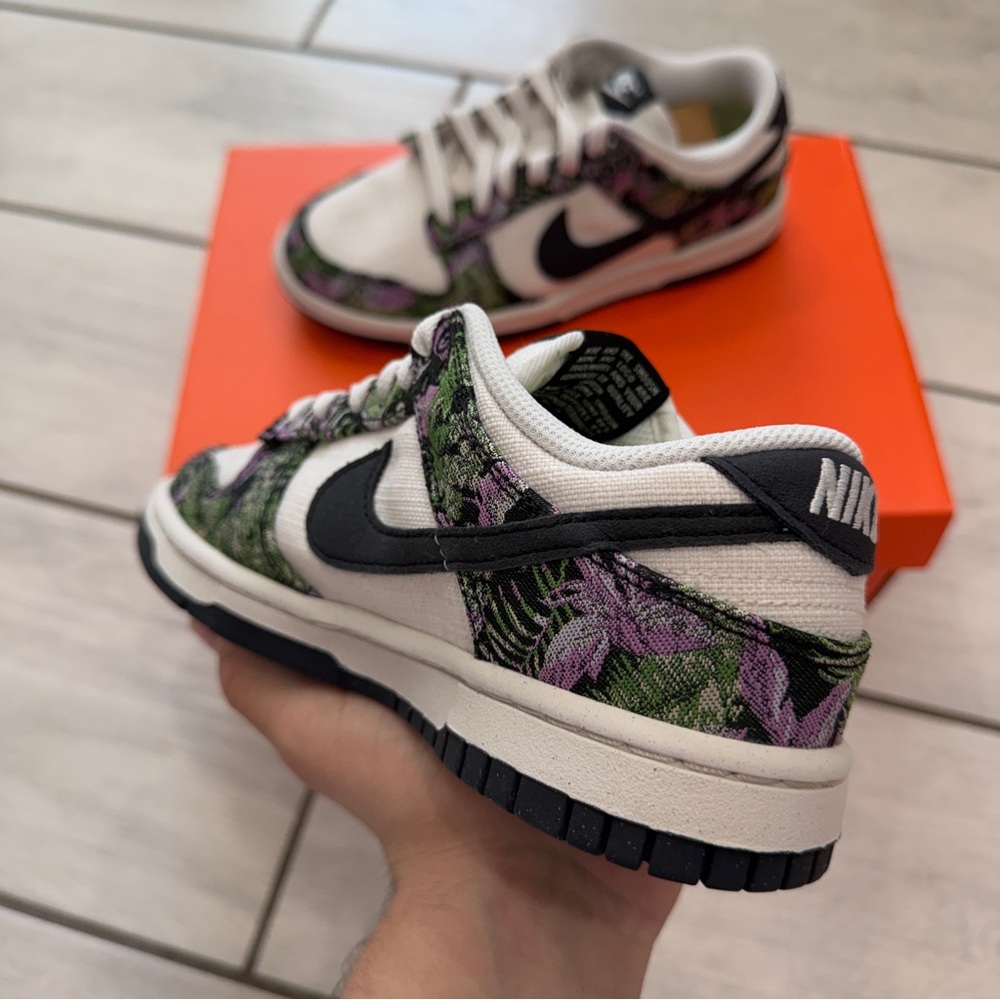 NIKE DUNK LOW NN PHANTOM/BLACK-LT MAGENTA - Picture 3 of 6